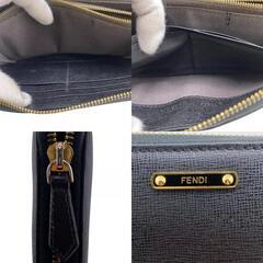 フェンディ FENDI 長財布 ラウンドファスナー 8M0299 ブラックの画像