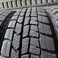 バリ山　DUNLOP ダンロップ　WM02 155/65R14 スタッドレス　タイヤ　2020年〜2022年製　14インチの画像