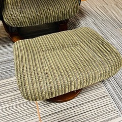 リクライニング チェア  オットマン付きの画像