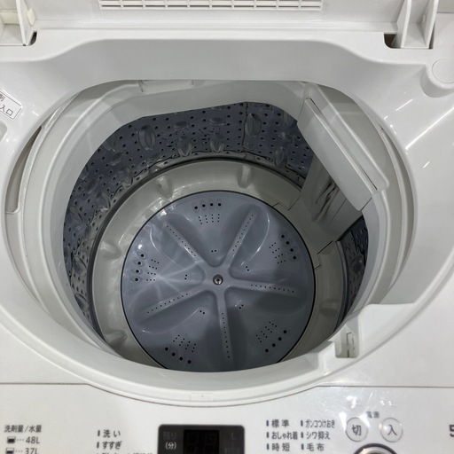 安心の1年保証付き！SHARP 全自動洗濯機　5.5kg 2022年製　50Hz/60Hz【トレファク堺福田店】
