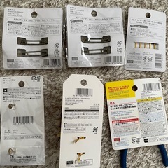 ハンドメイド 材料まとめ売り ヘアピン用金具 金古美 ニッパー 花の画像