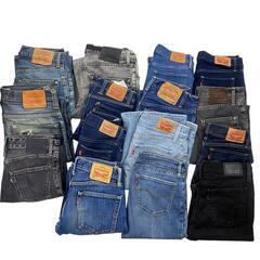 186005 Levi's リーバイス デニム スカート パンツ 501含む インディゴ ブラック レディース 15点まとめ売り [0000000001346]の画像