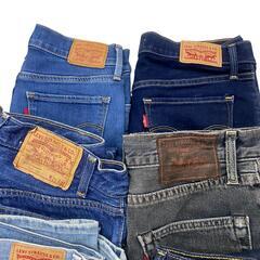 186005 Levi's リーバイス デニム スカート パンツ 501含む インディゴ ブラック レディース 15点まとめ売り [0000000001346]の画像