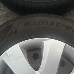 145/80R13 ダイハツ純正ホイールタイヤ4本セットの画像