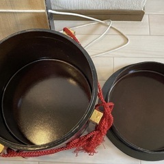 中古 黒漆塗 行器 ほかい　大名道具 祝事 慶事 料理 時代物 文化財 名工 お宝、日本伝統文化 美品 レトロ 古民具 木製 アンティークの画像