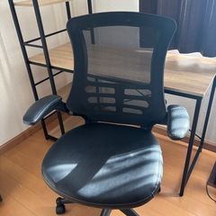 勉強机  パソコンデスク 椅子付きの画像