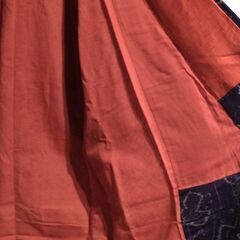 アンティーク長襦袢 鹿の子柄に上品な紫の画像