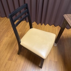 シマホ ダイニングテーブル チェア 2脚セットの画像