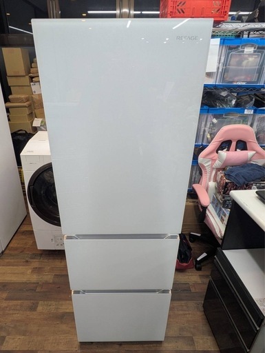 【美品　2024年製】ヤマダ　ノンフロン冷凍冷蔵庫「YRZ-F32MW」