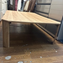 【折り脚テーブル】【ニトリ】【折りたたみテーブル】クリーニング済み【管理番号13009】町の画像