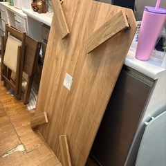 【折り脚テーブル】【ニトリ】【折りたたみテーブル】クリーニング済み【管理番号13009】町の画像