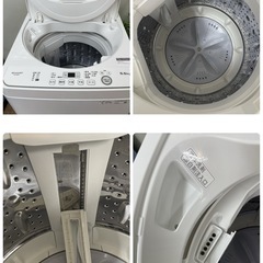R732 ☀️ ジモティー限定特別価格！ 2023年製の高年式！ SHARP 洗濯機 （洗濯5.5㎏) ES-GE5G ⭐ 動作確認済 ⭐ クリーニング済の画像