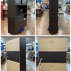 ジモティー限定価格！S280 ⭐ NITORI ニトリ キッチンボード コパン120 幅119.5cm USED 綺麗の画像