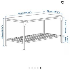 IKEA　FJÄLLBO（フィエルボ） コーヒーテーブル の画像