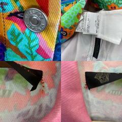 186005 VERSACE ヴェルサーチ カラヴァッジオプリントデニムジャケット マルチ [0000000001375]の画像