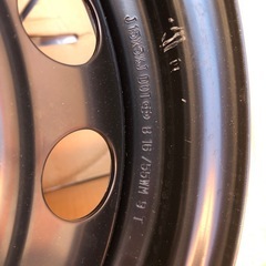 TOYOTA  スチールホイール　4本の画像