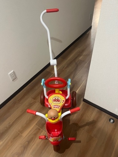 アンパンマン手押し三輪車