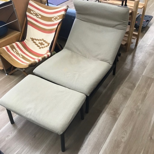 良品計画　1人掛けソファ　オットマン付　【リサイクルフカツ碧南店】