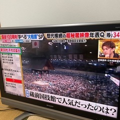 SHARP44型液晶テレビの画像