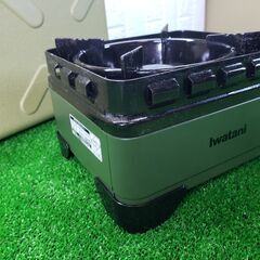 キャンプに！ Iwatani イワタニ カセットコンロ タフまるJr オリーブの画像