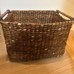 バリ購入　収納カゴ大の画像