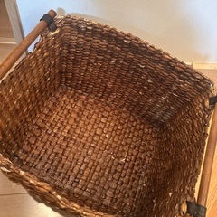 バリ購入　収納カゴ大の画像
