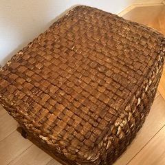 バリ購入　収納カゴ大の画像