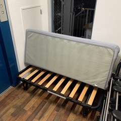 IKEA     ソファベッド　フレーム　マットレスの画像