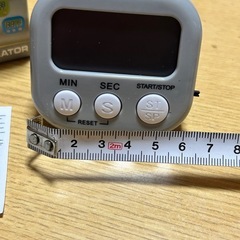 【新品未使用】大文字 キッチンタイマー グレーの画像