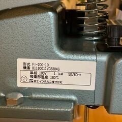 足踏み式 シーラー プロ使用 簡単・力いらずの店舗・業務用 ／数回使用の美品 の画像