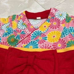 女の子　
お祝い用　ロンパースの画像