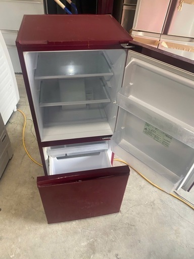NO B530?福岡市内配送設置無料✨?AQR-16F-R 冷蔵庫 ルージュ [157L /2ドア /右開きタイプ]