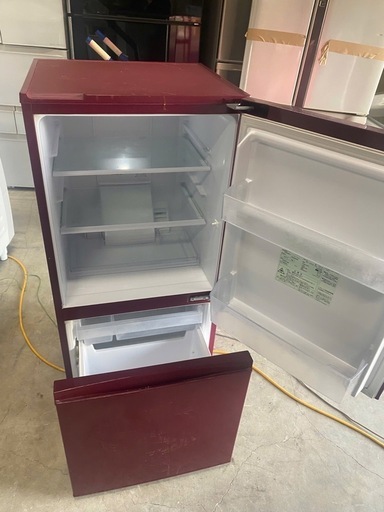 NO B530?福岡市内配送設置無料✨?AQR-16F-R 冷蔵庫 ルージュ [157L /2ドア /右開きタイプ]