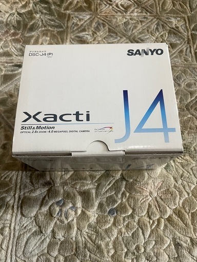 新品未使用　激レア　希少　SANYO　デジタルカメラ　dsc-j4 Xacti 希少　レア　ザクティー