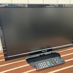■シャープ アクオス 22型 LED液晶テレビ 2015年製 LC-22K20■SHARP AQUOS 22インチ 純正リモコン■USB外付けHDD録画対応 小型TVの画像