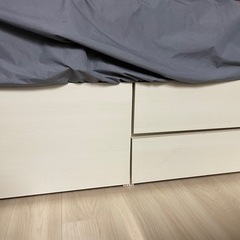 セミダブル　ベットフレームの画像