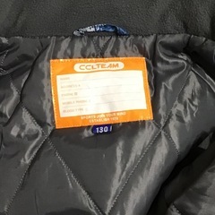 スノーウエア上下セット　130の画像