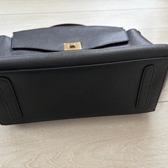 レディース　ブラック ベルト サッチェル バッグ 2Way ハンドバッグ リュックサックの画像