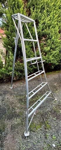 【青森】中古 軽量 アルミはしご 園芸 果樹園 りんご　アルミ梯子 アルミ脚立 6尺 約180センチ