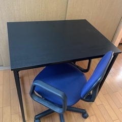 机 イス セットの画像