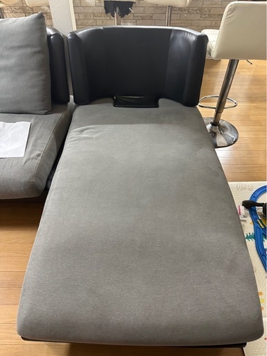 3人がけカウチェソファー（2枚目にカウチェ部分）
