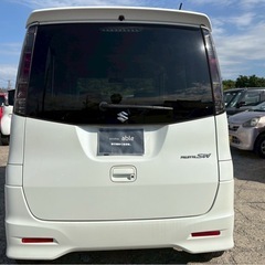 【支払総額15.8万円】パレットSWリミテッド車検令和9年9月機関良好 内外装良好 フルセグTV Bluetooth 人気色 パワスラ ETCの画像