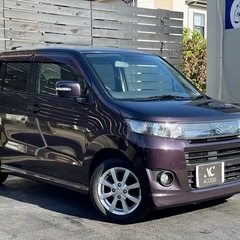安心の総額表示！車検満たん★スズキワゴンRスティングレー禁煙車バックモニター走行8万kmプッシュスタート純正アルミホイール★リミテッド2シートヒーターの画像