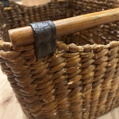 バリ購入　収納カゴの画像