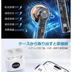 ワイヤレスイヤホン 新品未使用の画像
