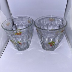 【レトロ】 マザーガーデン グラス 4点セット 食器の画像