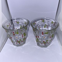 【レトロ】 マザーガーデン グラス 4点セット 食器の画像