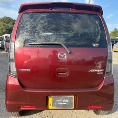 【支払総額11.8万円】激安ターボ車両♩お洒落なワインレッド AZワゴンカスタムスタイル（ワゴンRスティングレー）XTターボ車検令和8年12月機関良好 修復歴無し！の画像