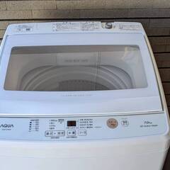 2022年☆大容量7Kg☆アクア 風乾燥付☆安心自社保証付☆美品☆AQW-S7M 中古家電【熊本県内送料無料】※離島不可の画像
