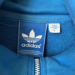 adidas アディダス パーカー ジップパーカー 古着の画像